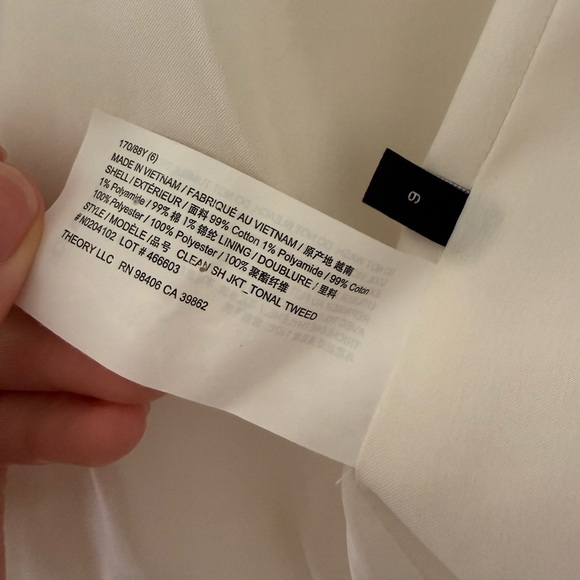 Theory Open Front Tweed Jacket - Picture 6 of 6